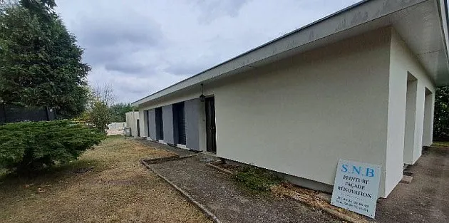Isolation extérieure des murs de la gendarmerie de Lunéville en Meurthe et Moselle, 54