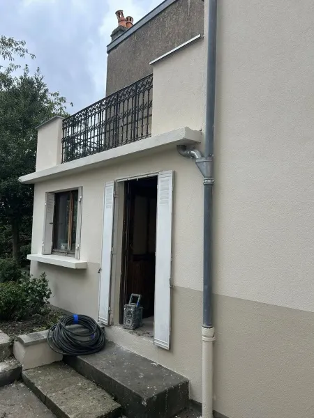 Ravalement de façade d'une maison à Nancy en Meurthe et Moselle, 54